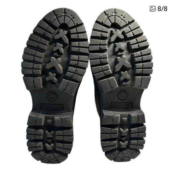 Timberland Roxie Lane Mid Lace Women's Boot - Black Full Grain - Size: 8.5 - Picture 7 of 7